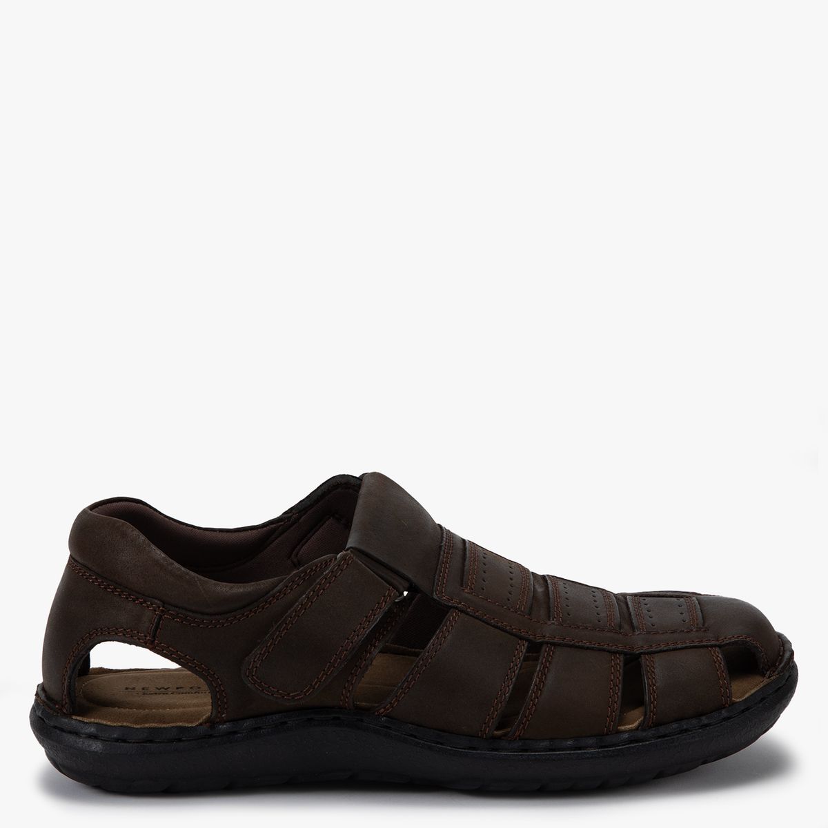 NEWPORT - Sandalia Hombre Cuero Camel Newport