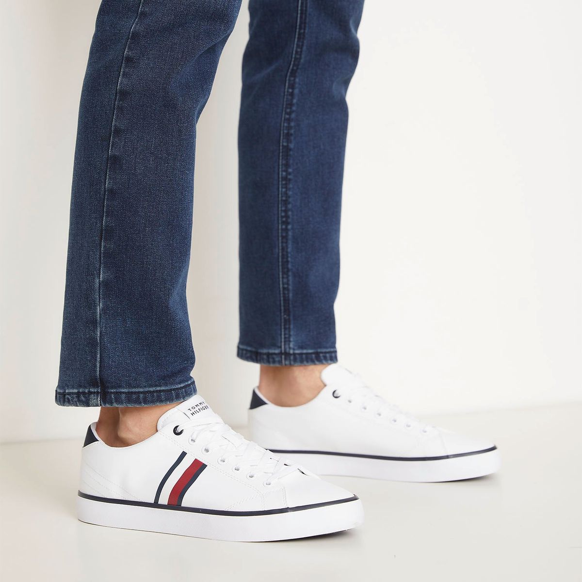 TOMMY HILFIGER - Zapatilla Urbana Hombre Blanco Tommy Hilfiger