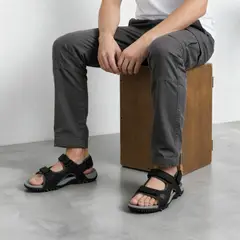 NEWPORT - Sandalia Hombre Gris