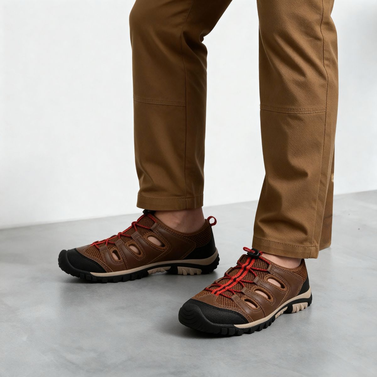 NEWPORT - Sandalia Hombre Café Newport