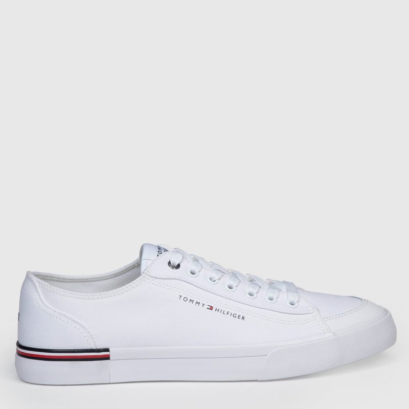 TOMMY HILFIGER - Zapatilla Urbana Hombre Blanco Tommy Hilfiger