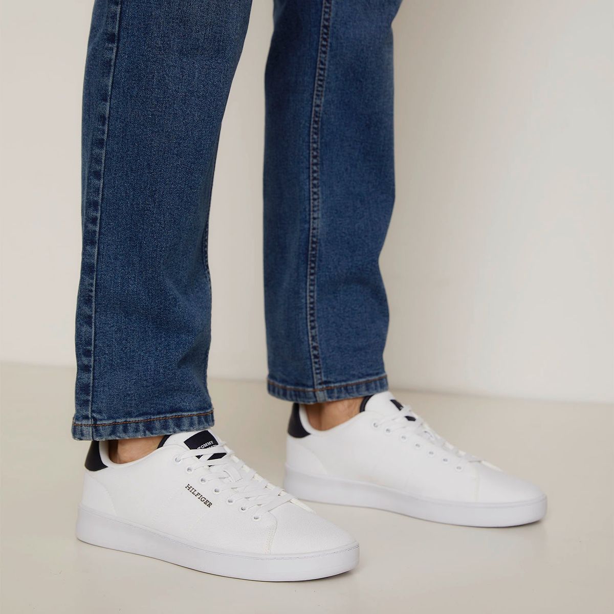 TOMMY HILFIGER - Zapatilla Urbana Hombre Blanco Tommy Hilfiger
