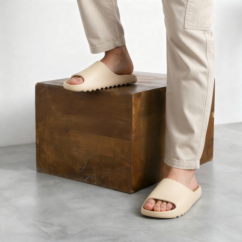 BEARCLIFF - Sandalia Hombre Beige Bearcliff