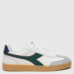 DIADORA - Bamtelo Zapatilla Urbana Hombre Cuero Blanco