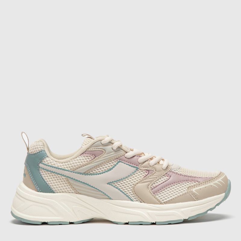 DIADORA - Retrace Zapatilla Urbana Mujer Beige/Khaki Diadora