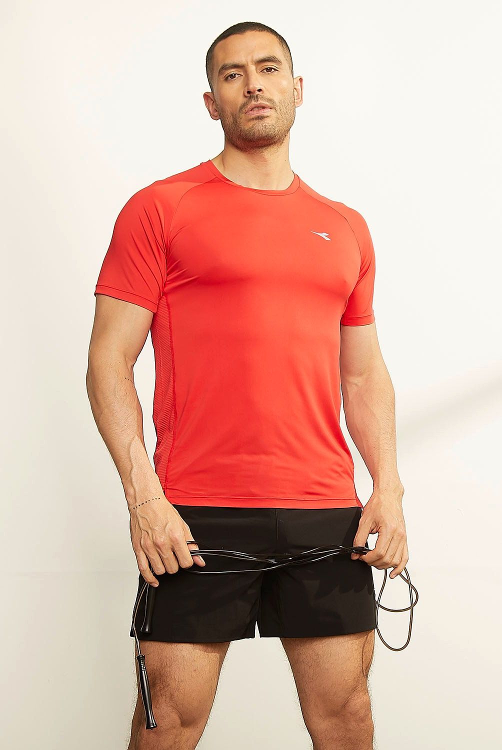 DIADORA - Polera Deportiva Manga Corta Hombre Diadora