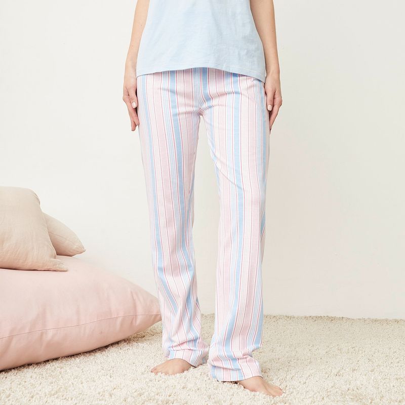 SYBILLA - Pantalón de Pijama Algodón Mujer Sybilla