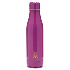 BENETTON - Botella De Agua 500 Ml Brillante Acero Inoxidable
