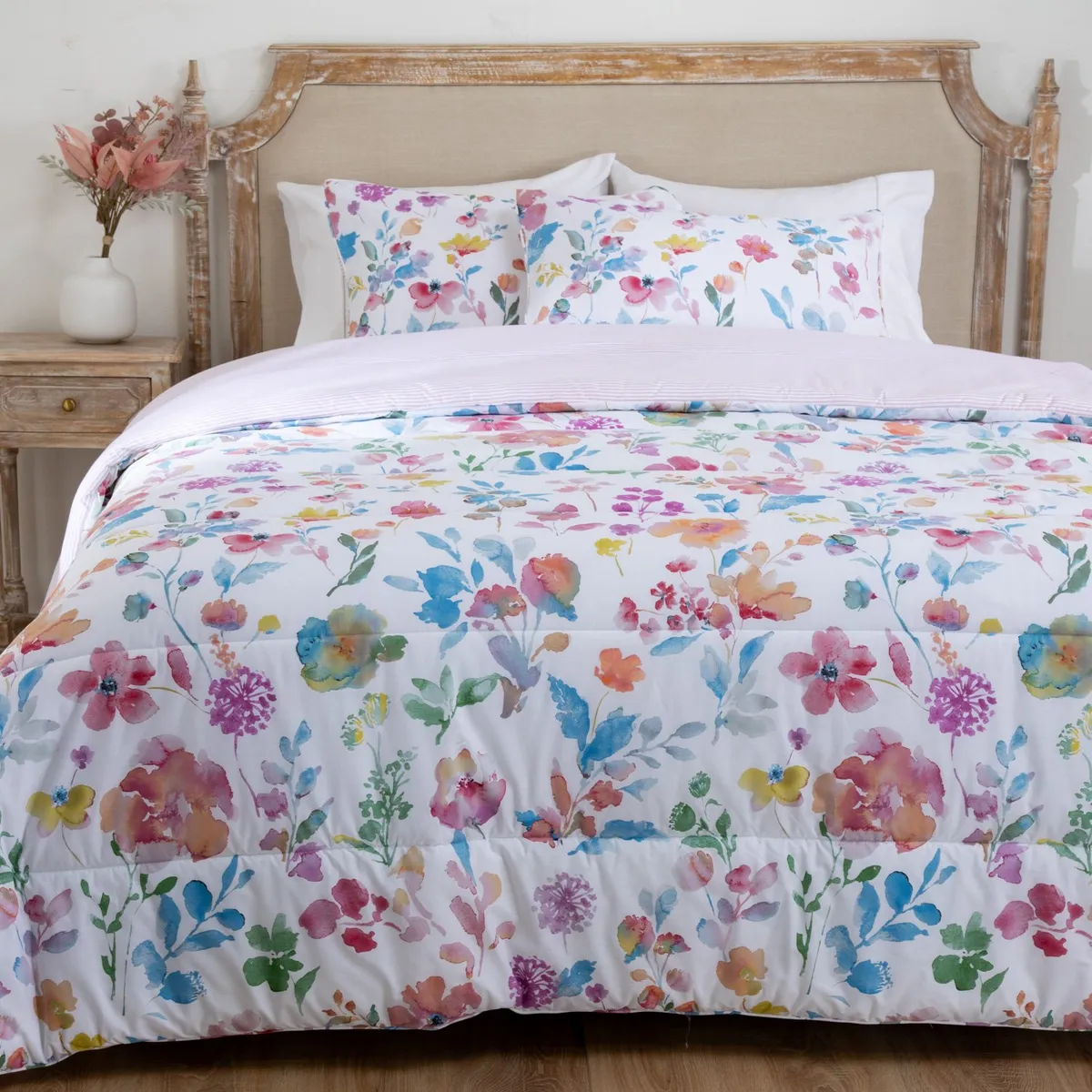 ROBERTA ALLEN - Plumón Estampado Flores Roberta Allen