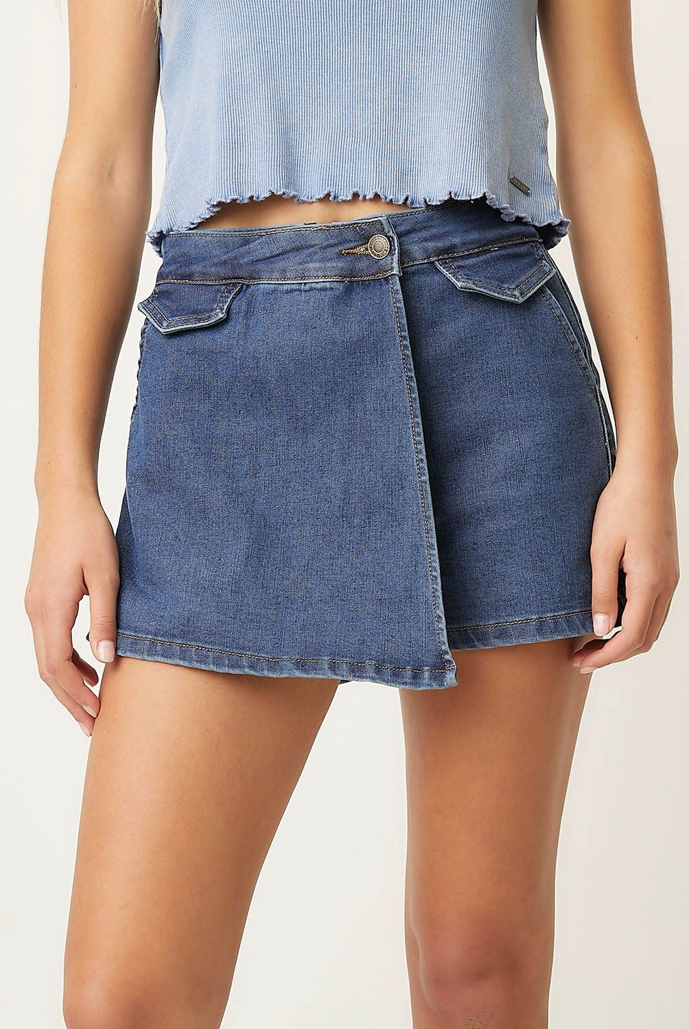 DOO AUSTRALIA - Falda Jeans Asimétrica Doo Australia para Mujer