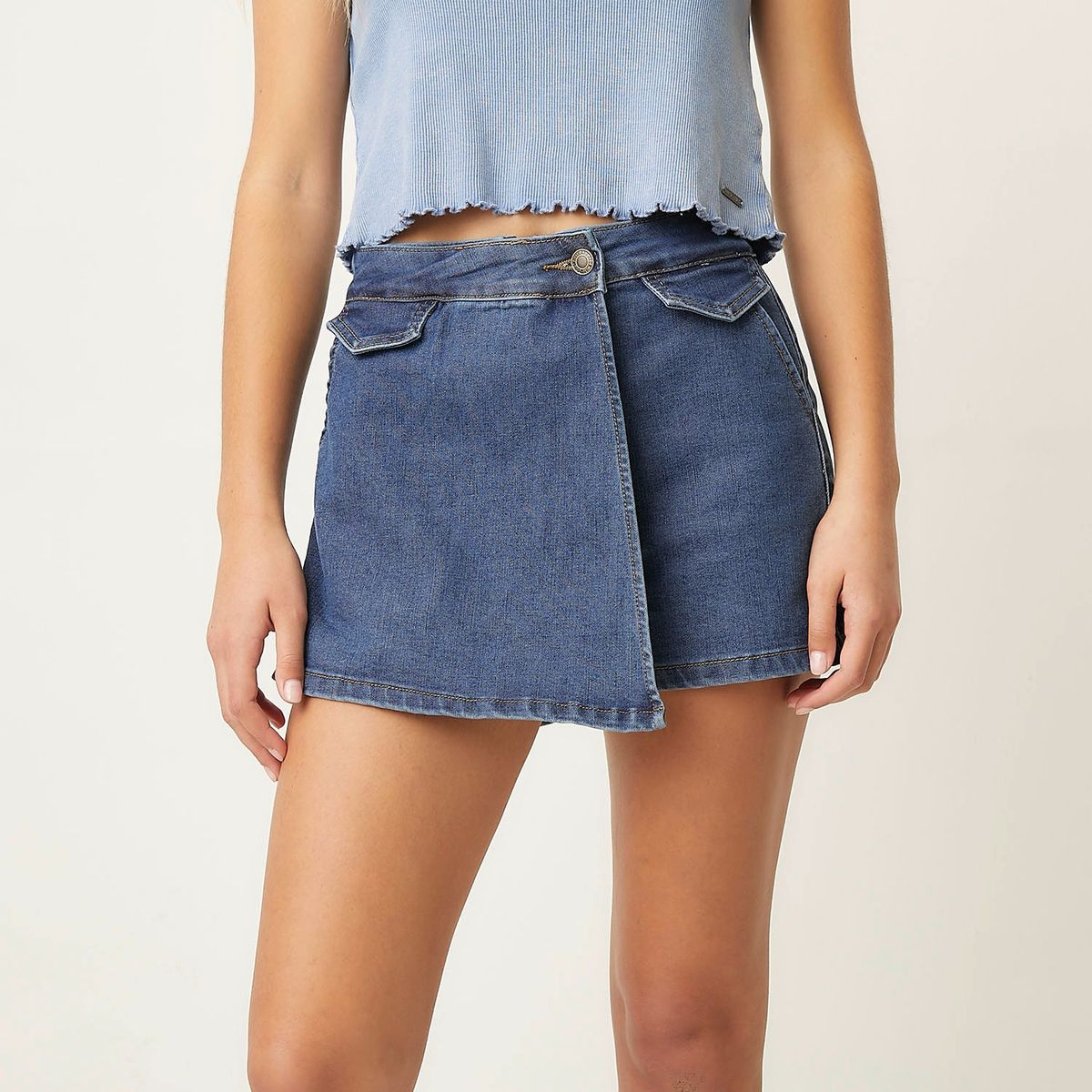 DOO AUSTRALIA - Falda Jeans Asimétrica Doo Australia para Mujer