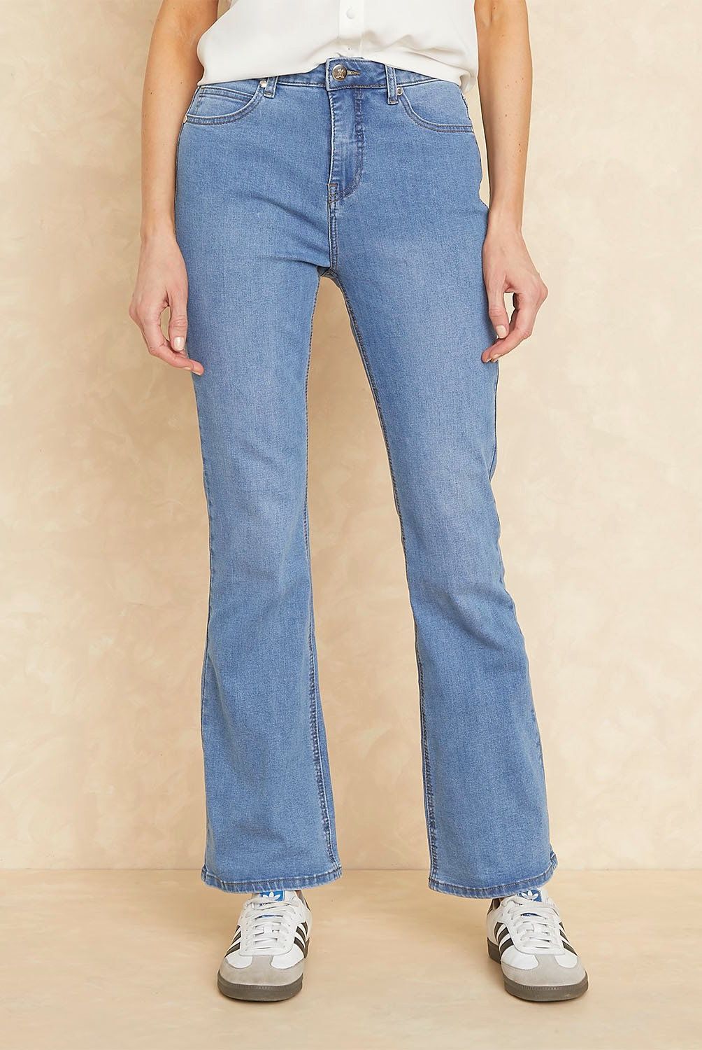APOLOGY - Jeans Flare Tiro Medio Mujer Apology