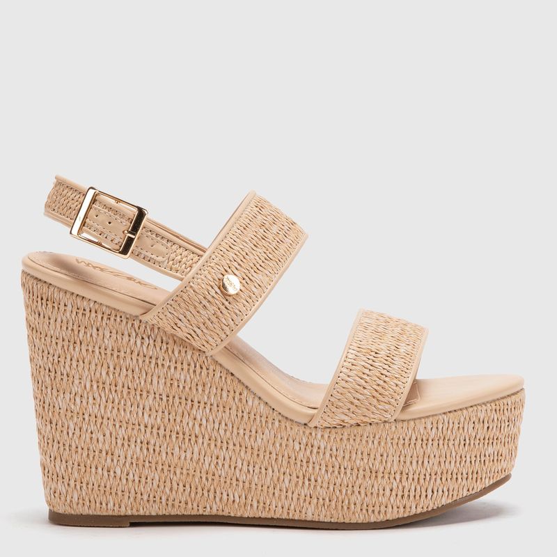MOSSIMO - Sandalia Mujer Mossimo Beige/Khaki Plataforma