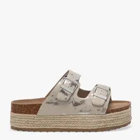 Sandalia de Plataforma con Hebillas para Mujer