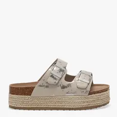 SYBILLA - Sandalia de Plataforma con Hebillas para Mujer