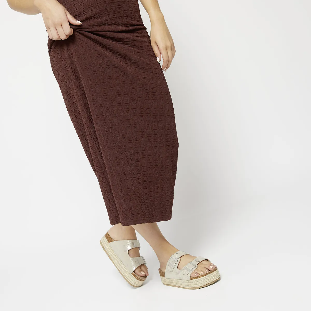 SYBILLA - Sandalia de Plataforma con Hebillas para Mujer Sybilla