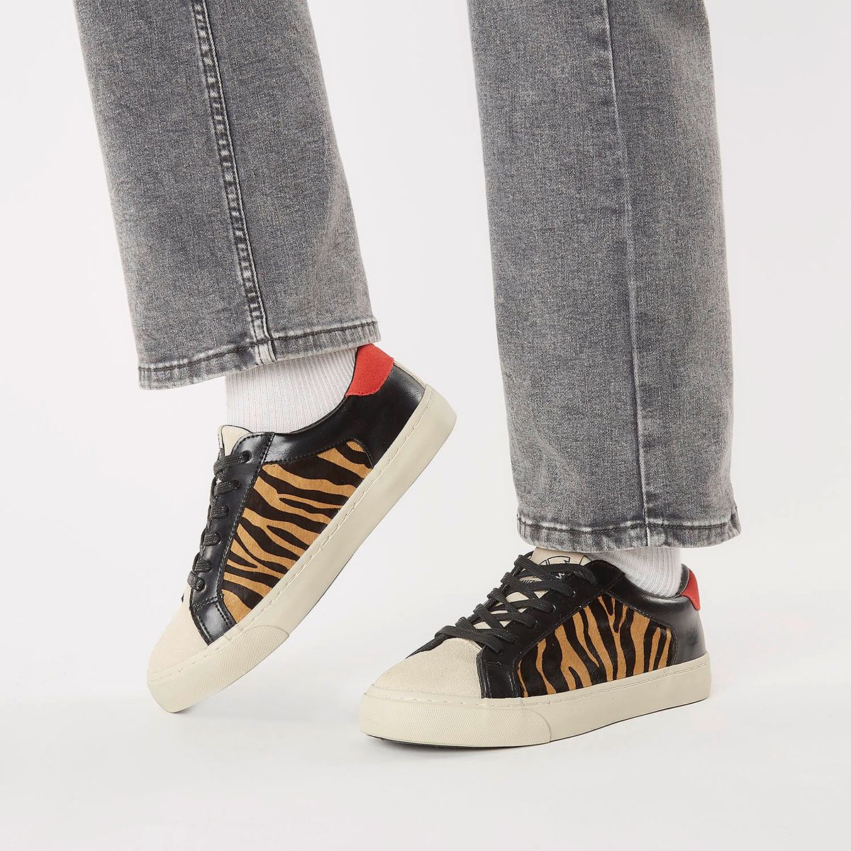 AMERICANINO - Zapatilla Urbanas Mujer Cuero Multicolor Americanino