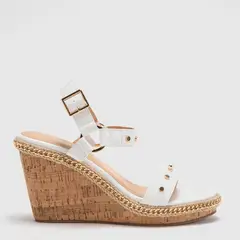 MOSSIMO - Sandalia de cuña para Mujer Blancas