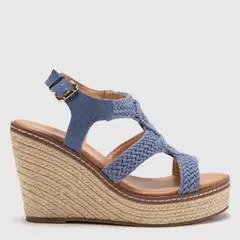 MOSSIMO - Sandalia de cuña Mujer Azules