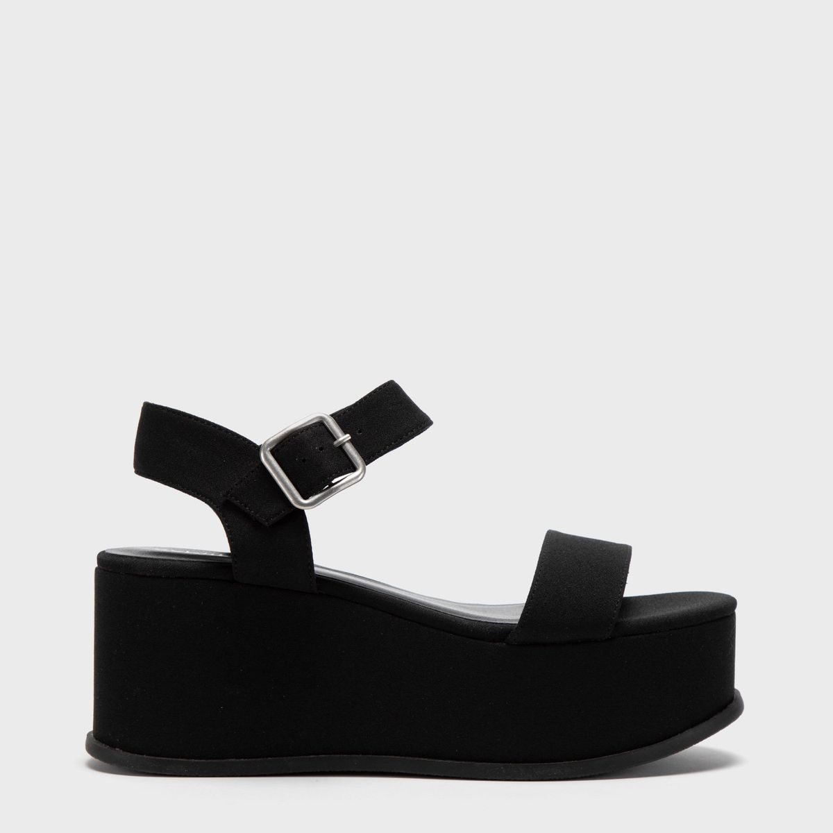 SYBILLA - Sandalia de Plataforma Negras Sybilla para Mujer