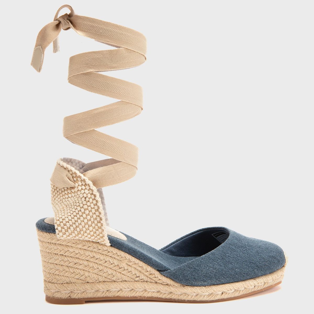 BASEMENT - Alpargata de cuña Basement para mujer azul