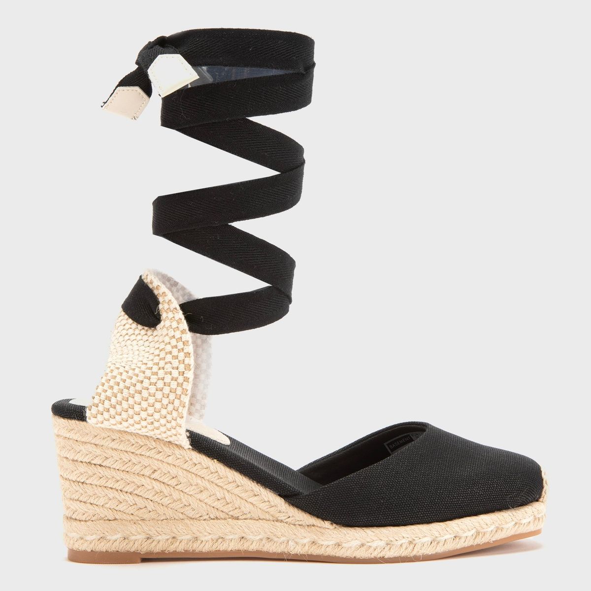 BASEMENT - Alpargatas de Cuña con Lazos Mujer Basement