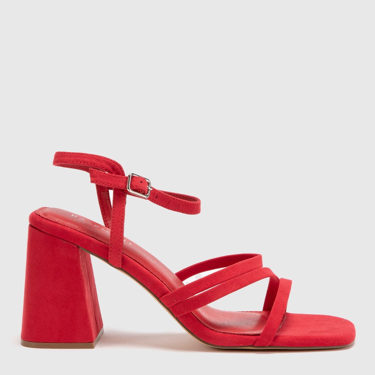 BASEMENT - Sandalia Mujer Rojo Basement