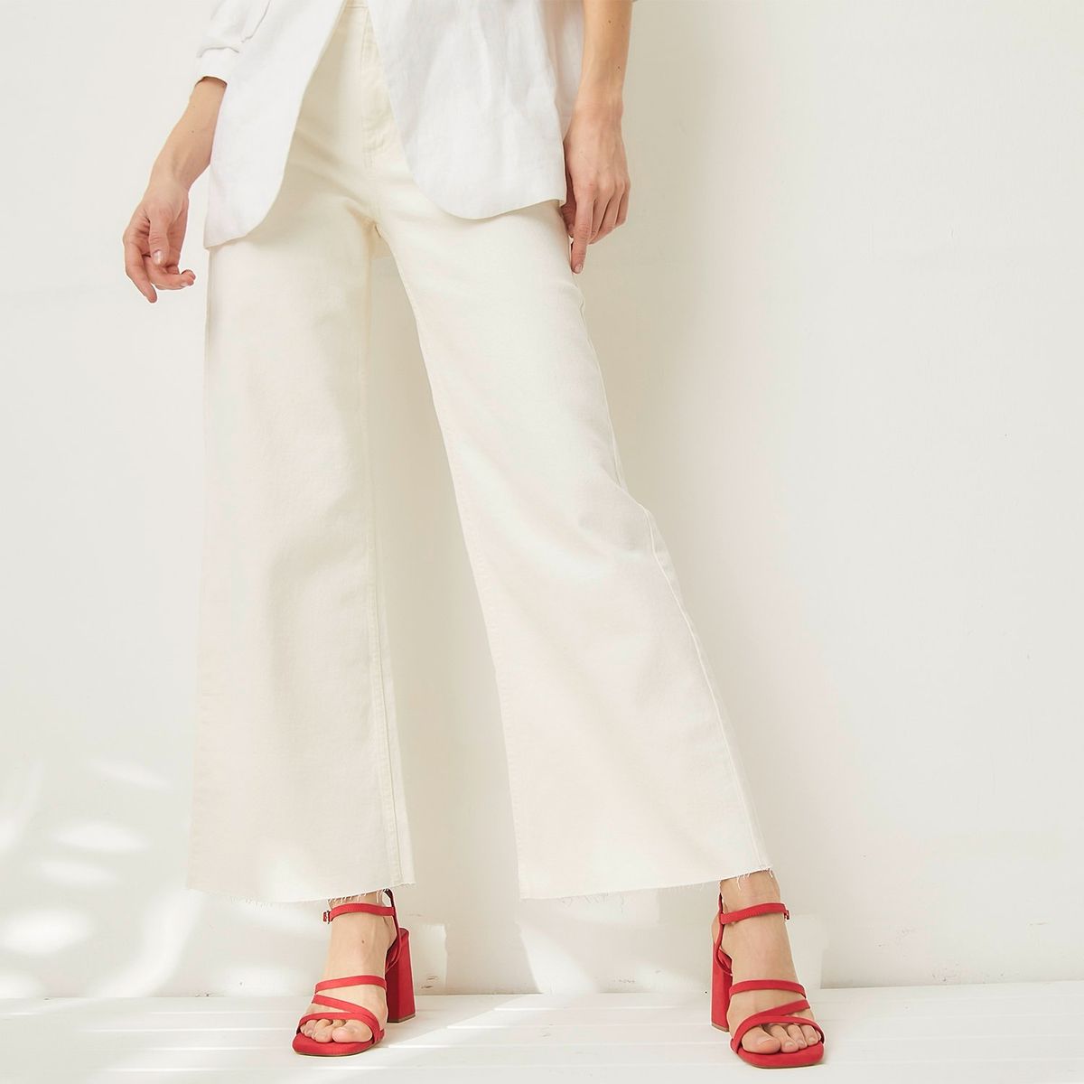 BASEMENT - Sandalia Mujer Rojo Basement