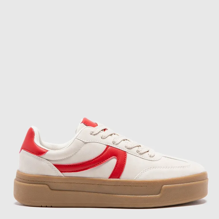 Zapatilla Urbana Mujer Beige/khaki