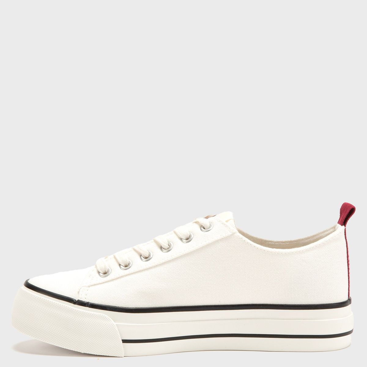 DISNEY - Zapatilla Urbanas Mujer Blancas con Diseño Mickey y Minnie