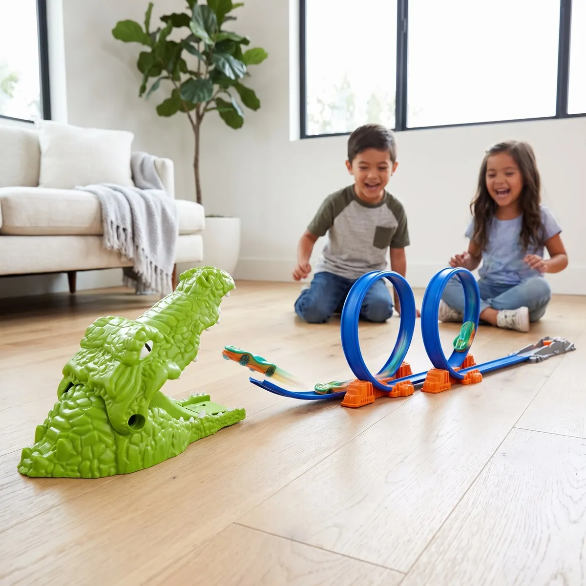 KIDS N PLAY - Pista Cocodrilo Para Autos Kids N Play