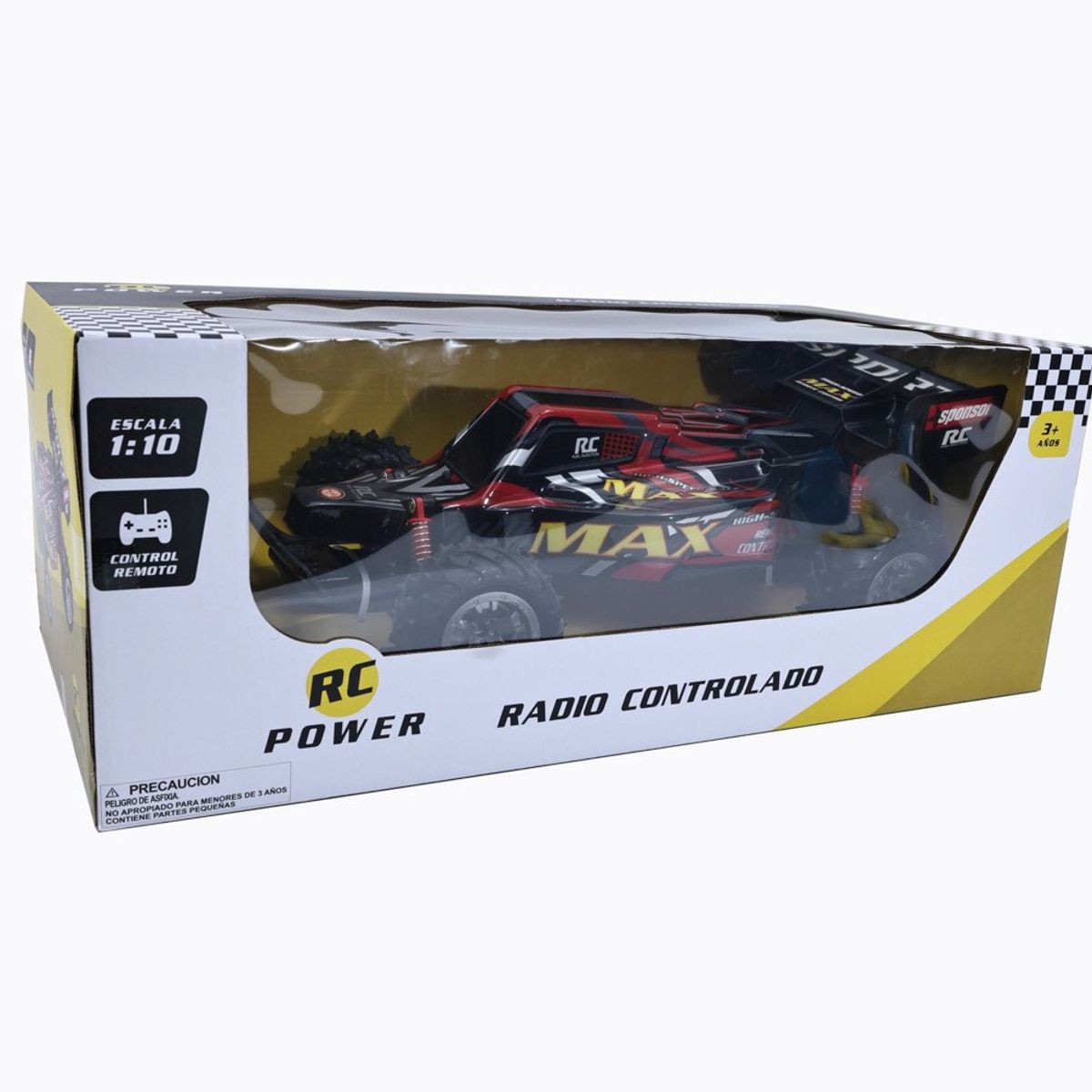 KIDS N PLAY - Auto A Control Remoto Monster Buggy Rojo 1:10 Kids N Play