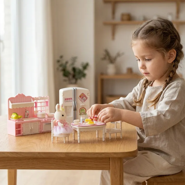 Set Cocina Con Conejo Y Accesorios