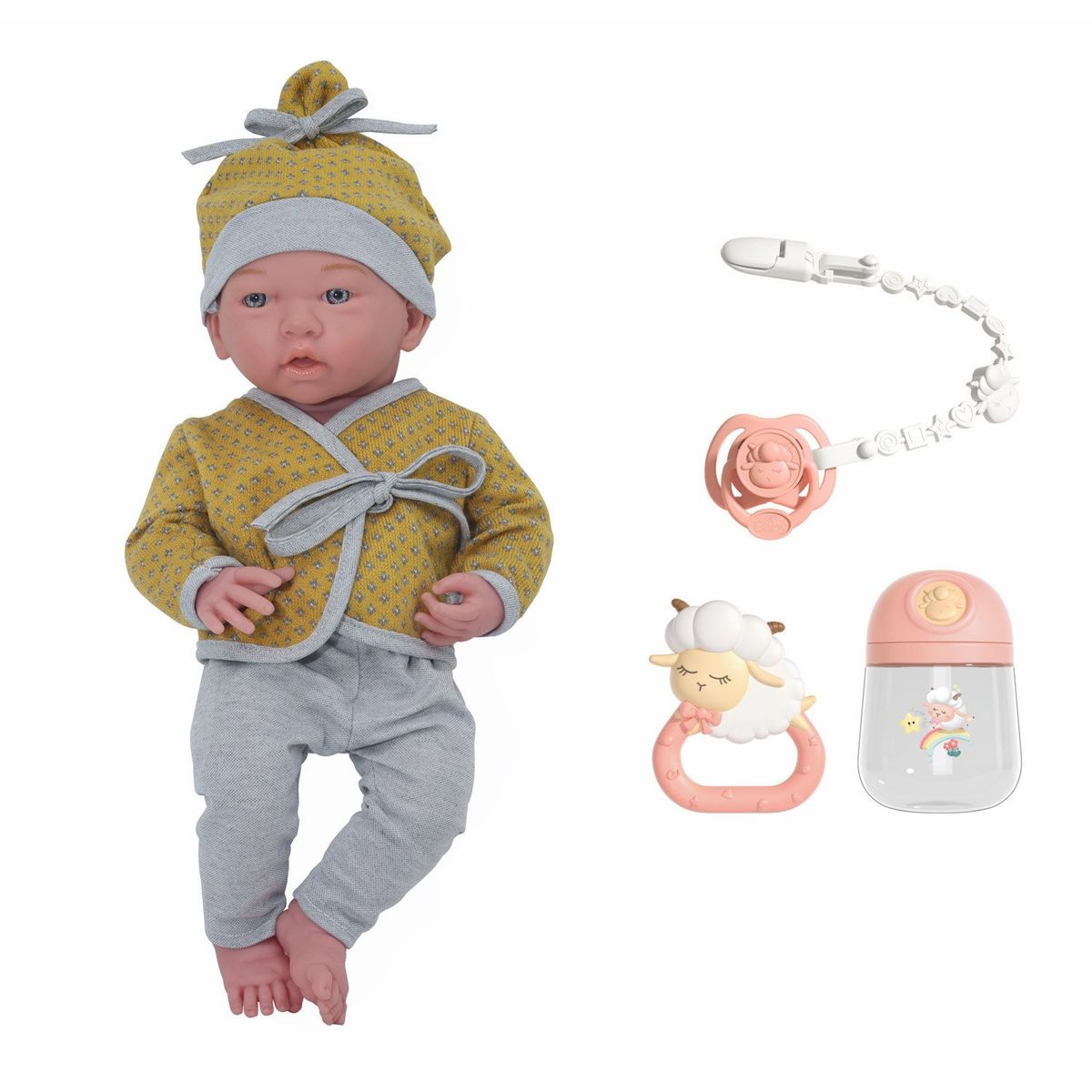 KIDS N PLAY - Muñeca Recien Nacida Realista Kids N Play