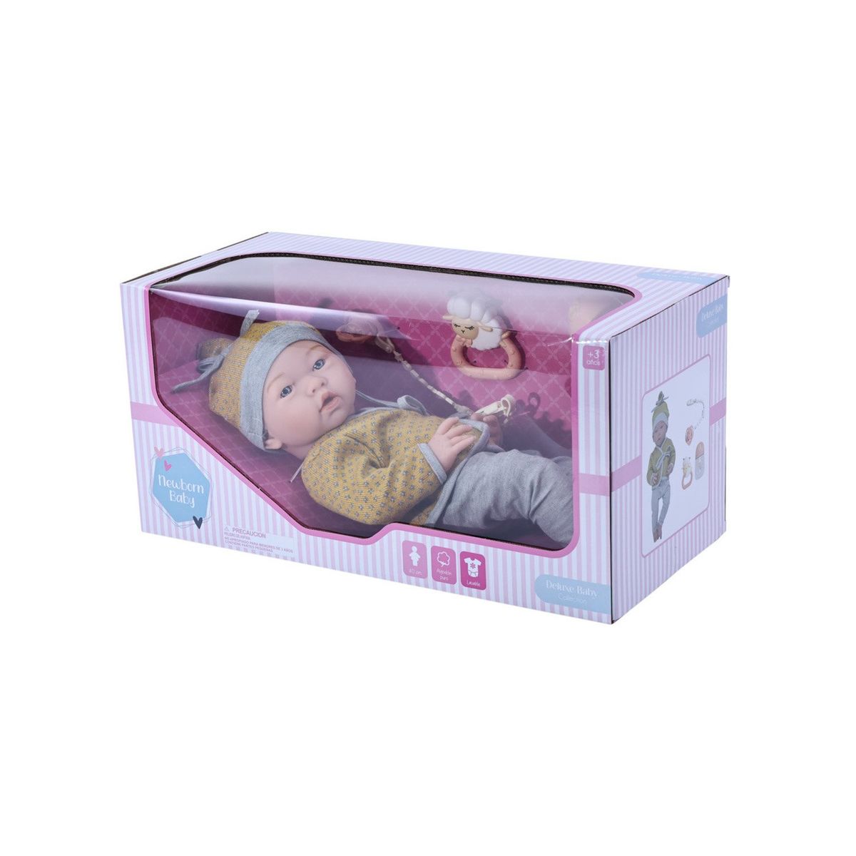 KIDS N PLAY - Muñeca Recien Nacida Realista Kids N Play