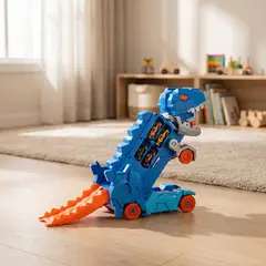 KIDS N PLAY - Trasportador de Autos Dino Azul