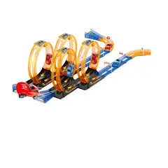 KIDS N PLAY - Pista 4 Loops Mas 2 Autos Pull Back