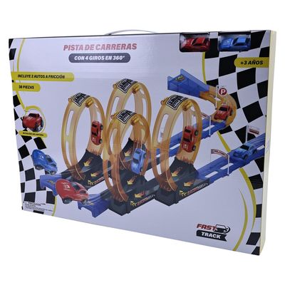Imagen 2 del producto Pista 4 Loops Mas 2 Autos Pull Back