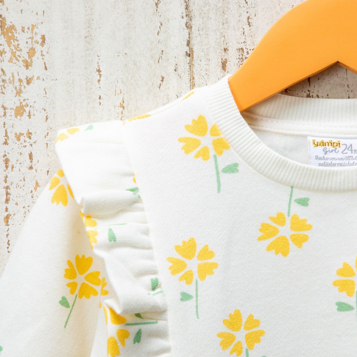 YAMP - Polerón Bebé Niña Algodón Yamp