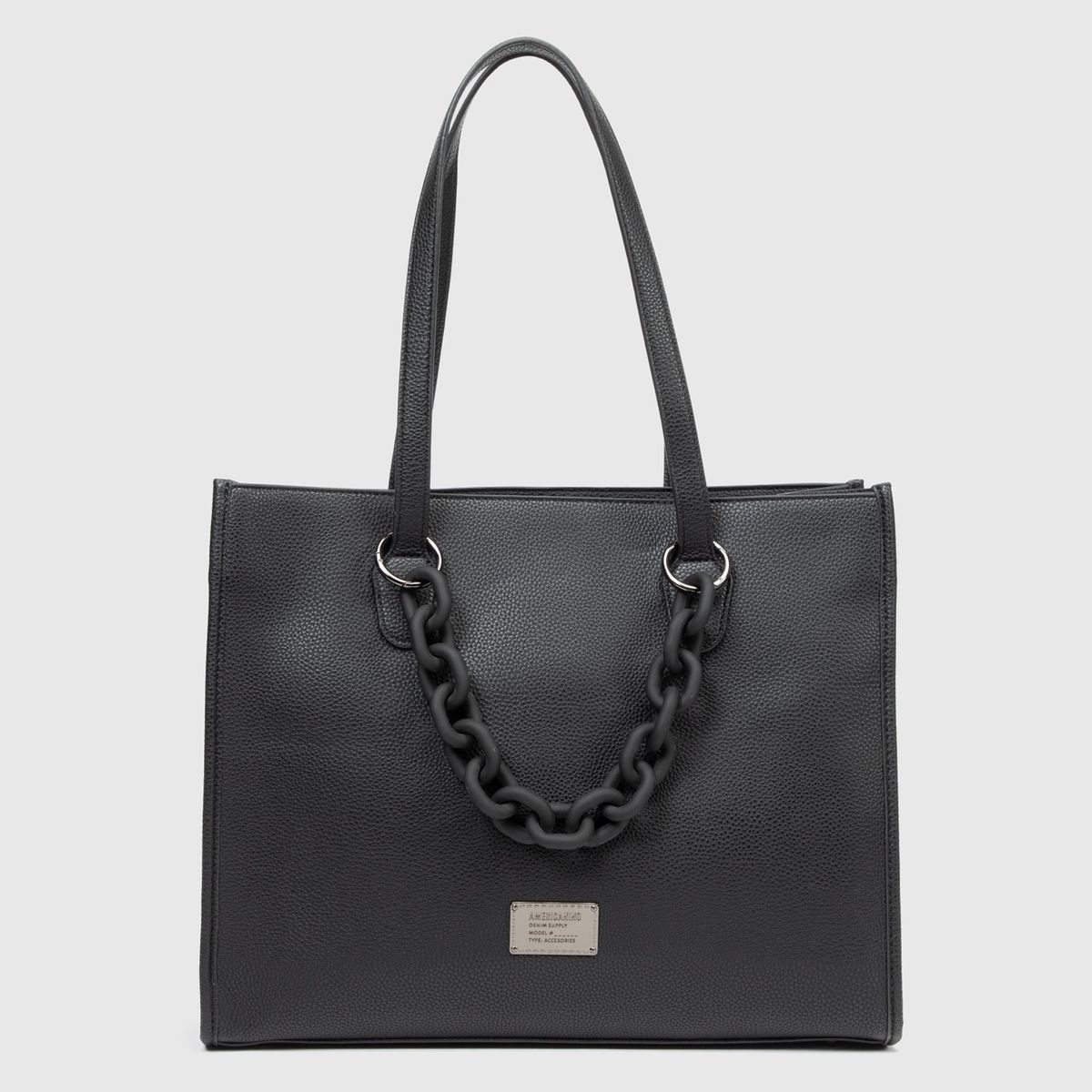 AMERICANINO - Cartera Americanino Negra con Cadena