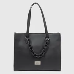 AMERICANINO - Cartera Negra con Cadena