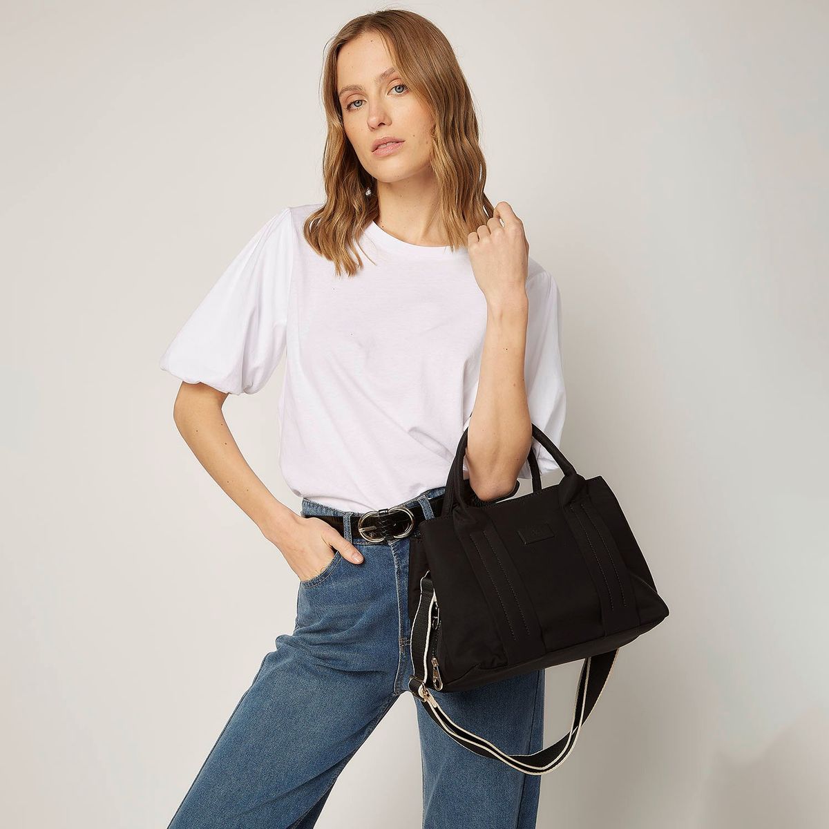 BASEMENT - Cartera Negra Mujer Basement