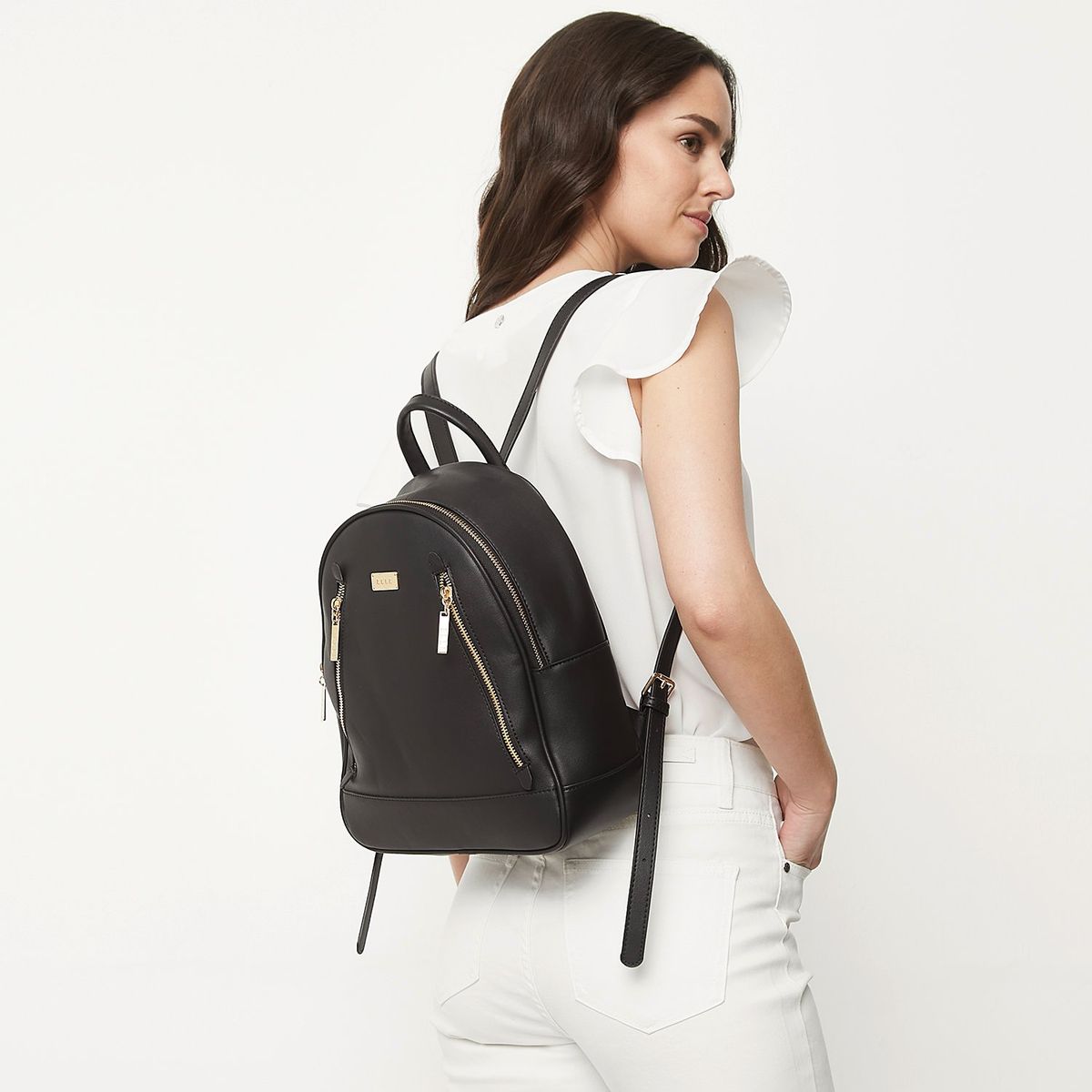 ELLE - Mochila Negra Mujer Elle