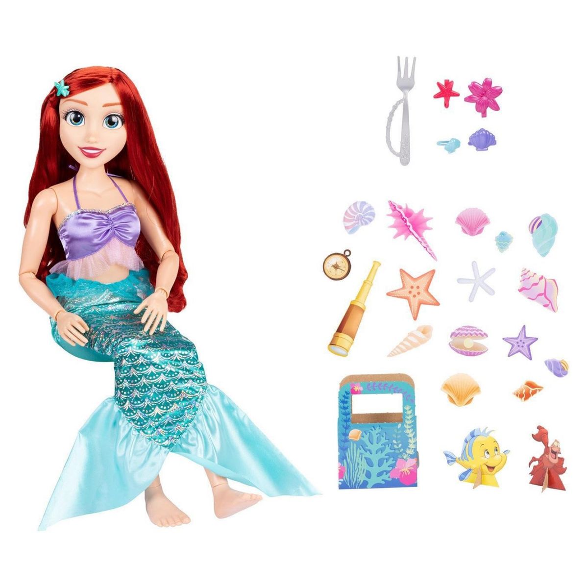 DISNEY - Muñeca Ariel 80 Cms - Tu Amiga De Juego Disney