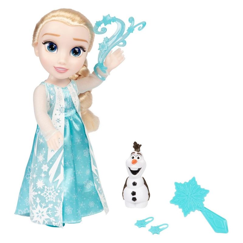 DISNEY - Muñeca Elsa Cantante 38 Cm Y Olaf Disney