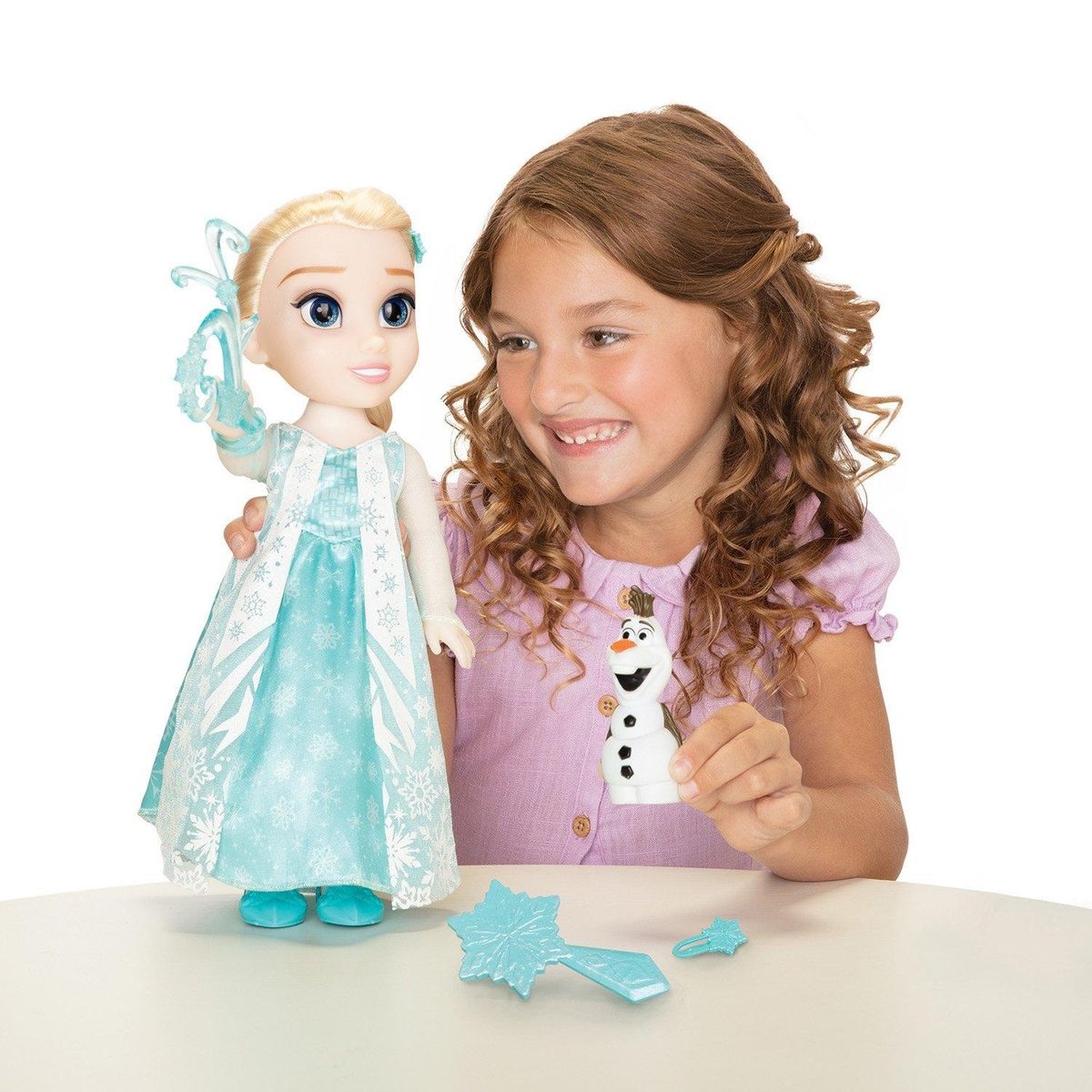 DISNEY - Muñeca Elsa Cantante 38 Cm Y Olaf Disney
