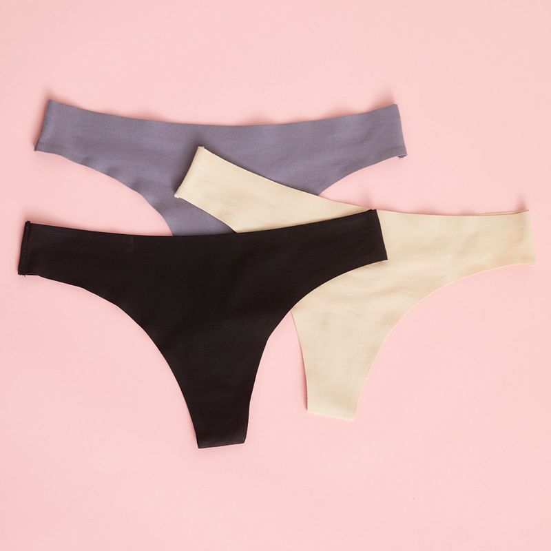 BLU - Pack 3 Calzones Colaless Mujer Blu