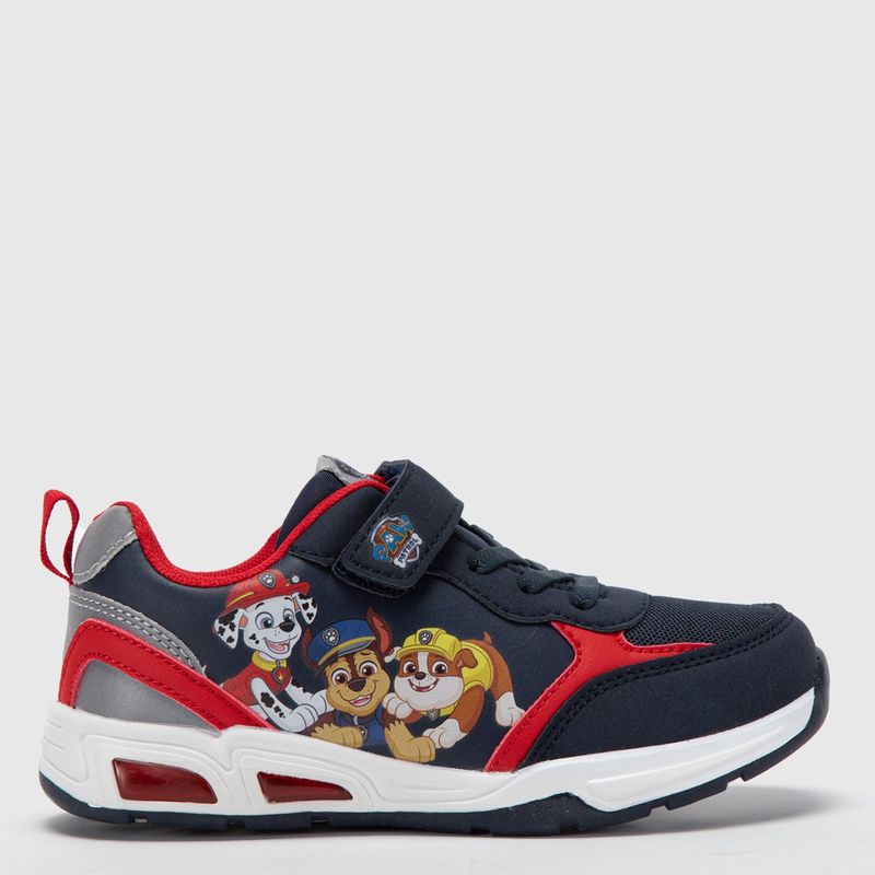 PAW PATROL - Zapatilla Urbana Niño Con Luces Azul Paw Patrol