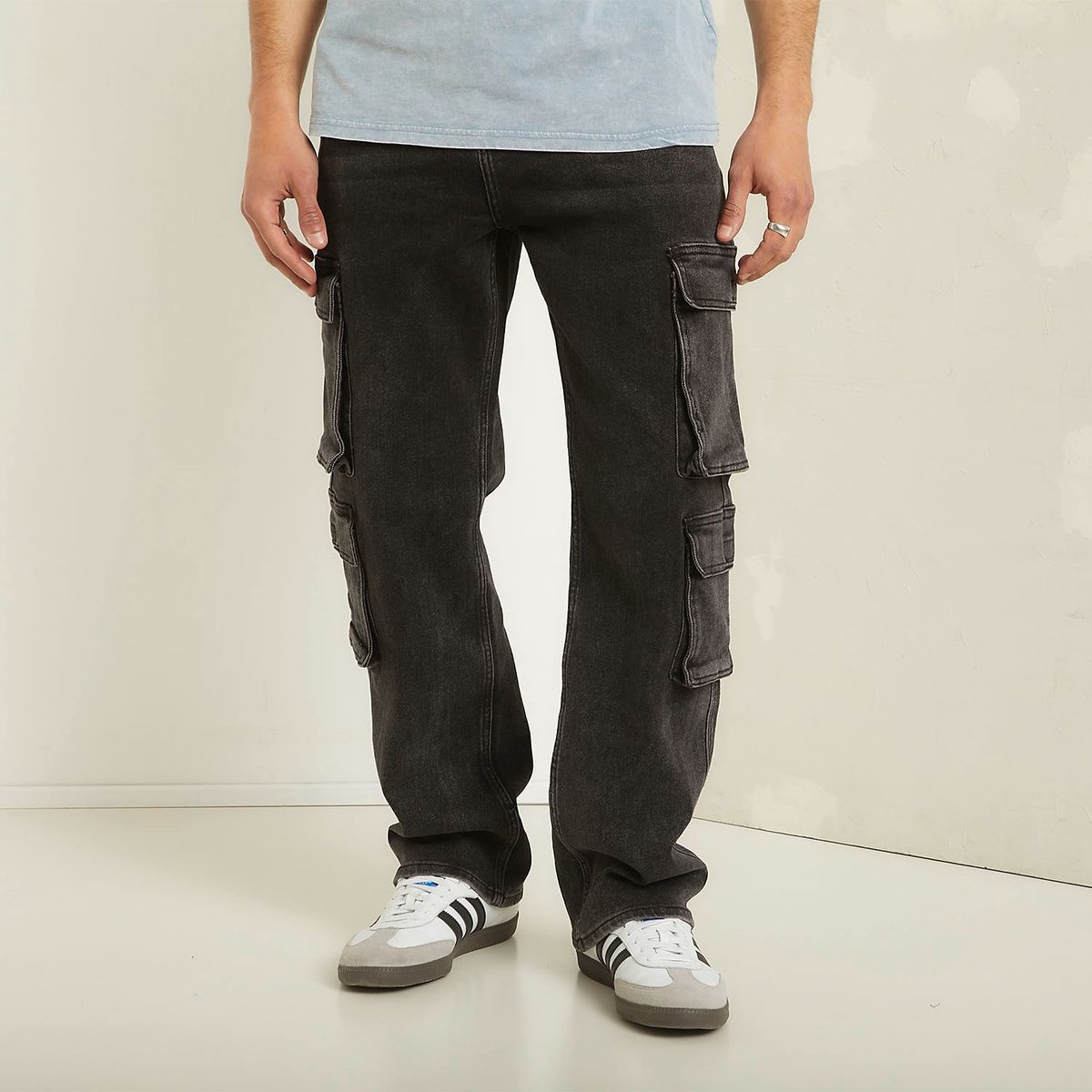 AMERICANINO - Jeans Cargo Straight Hombre Americanino