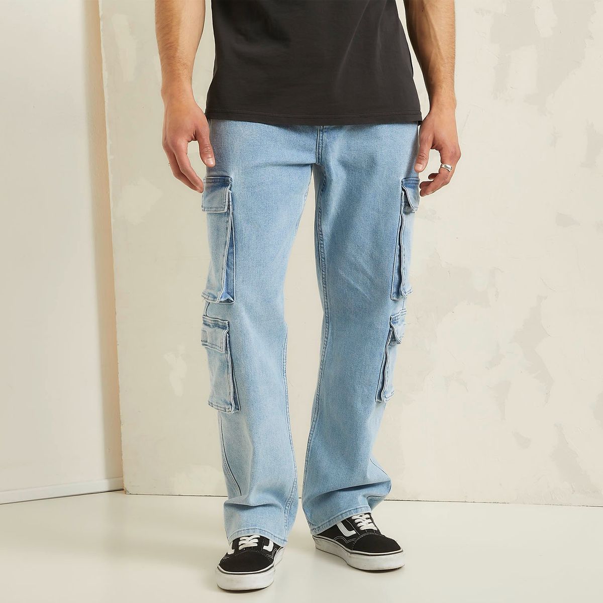 AMERICANINO - Jeans Cargo Straight Hombre Americanino